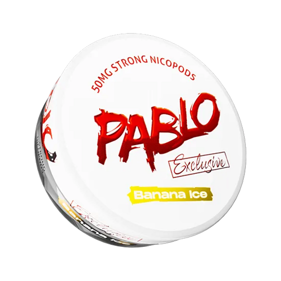 
Pablo Exclusive Nicotine Pouches Banana Ice 30MG - 5 Pack