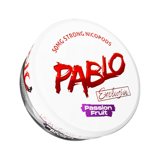 
Pablo Exclusive Nicotine Pouches Passion Fruit 30MG - 5 Pack