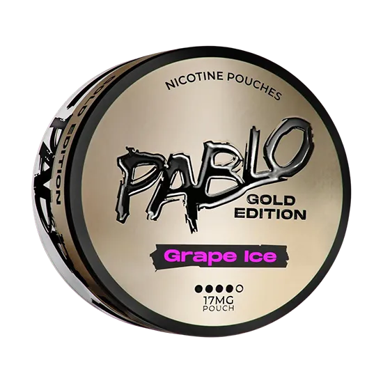 Pablo Gold Edition Grape Ice 17mg Nicotine Pouches (5 Pack)