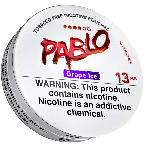 
Pablo Grape Ice Nicotine Pouches (5 Pack) - 13mg