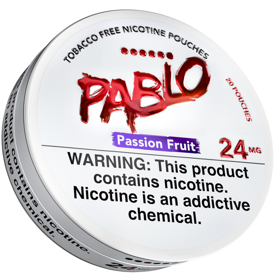 
Pablo Passion Fruit Nicotine Pouches (5 Pack) - 24mg