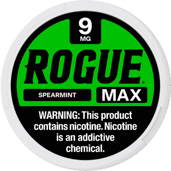 Rogue MAX Spearmint Nicotine Pouches (5 Pack)