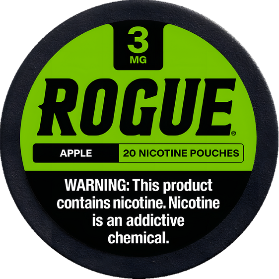 
Rogue Apple Nicotine Pouches (5 Pack) - 3mg
