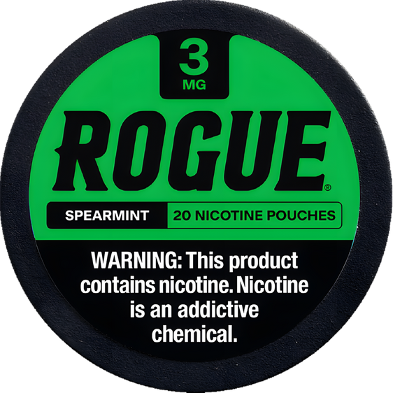 
Rogue Spearmint Nicotine Pouches (5 Pack) - 3mg