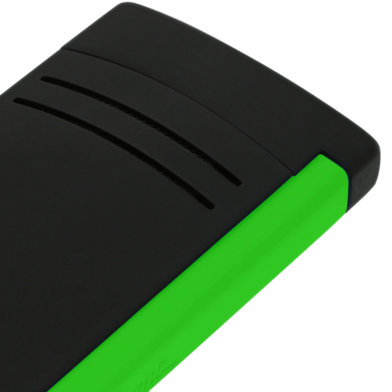 
S.T. Dupont Lighter MaxiJet - Matte Black & Neon Green