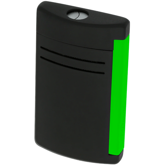 
S.T. Dupont Lighter MaxiJet - Matte Black & Neon Green