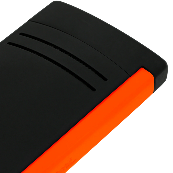 
S.T. Dupont Lighter MaxiJet - Matte Black & Neon Orange