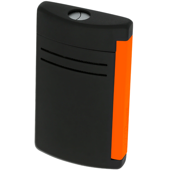 S.T. Dupont MaxiJet Torch Lighter - Matte Black & Neon Orange