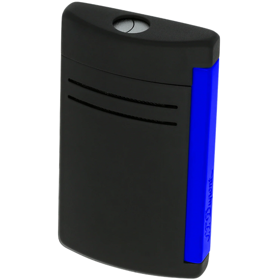 S.T. Dupont MaxiJet Torch Lighter - Matte Black & Neon Blue