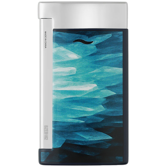 
S.T. Dupont Slim 7 Géode Lacquered Lighter – Blue