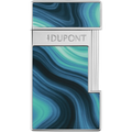 
S.T. Dupont Slimmy Géode Lacquered Lighter - Blue