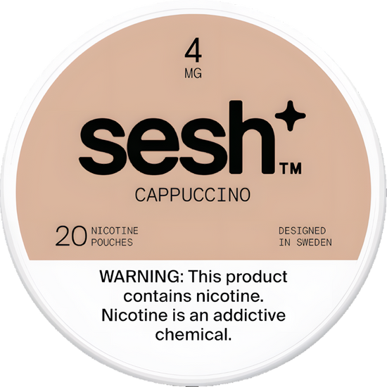 Sesh+ Cappuccino Nicotine Pouches (5 Pack)