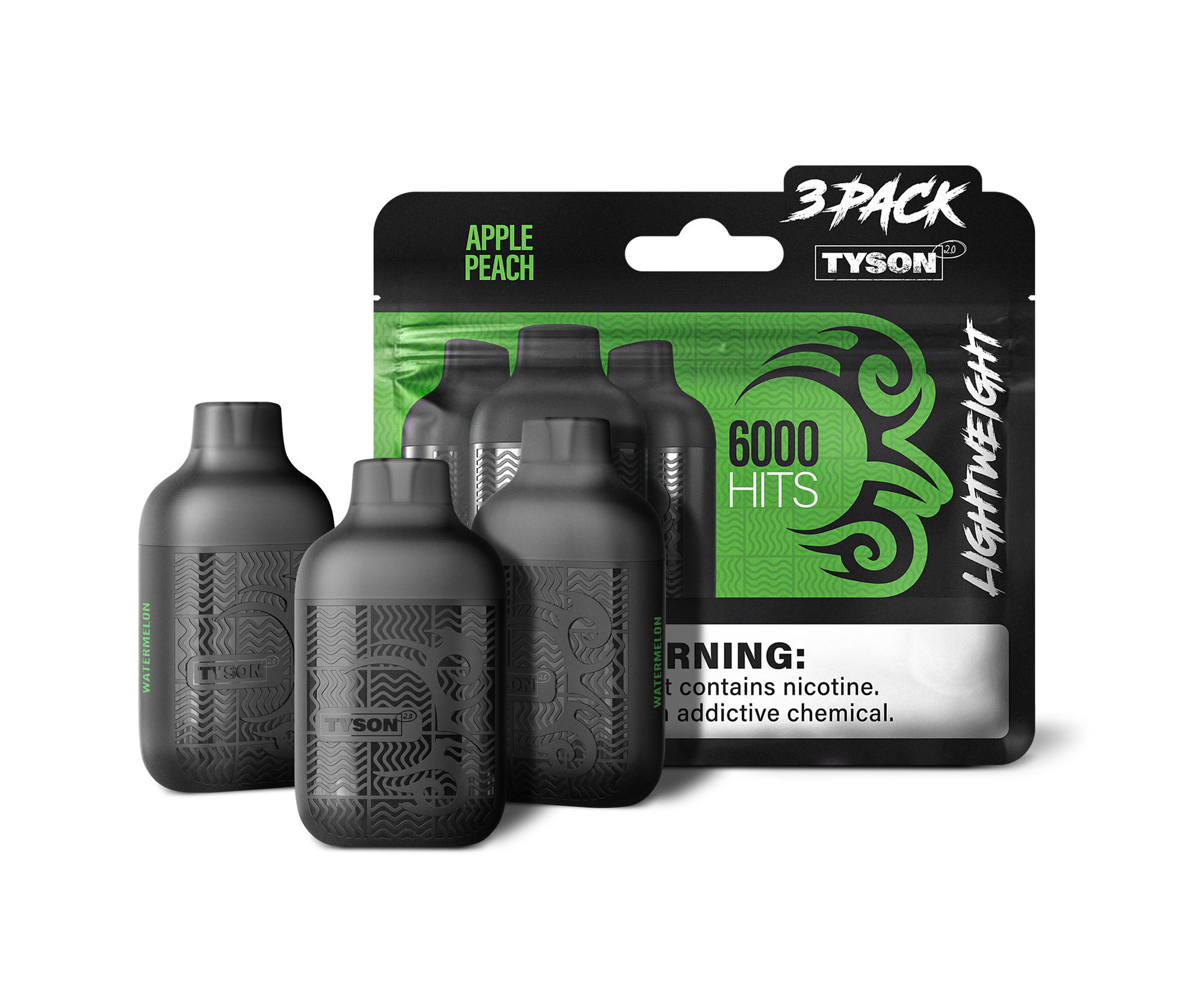 cool and fresh spearmint juicy bar vape breakdown Tyson 2.0 Lightweight 3-Pack Vapes Crystal Clear Bar Salts RAZ CA6000 Miami Mint FLAVORS:STRAWBERRY BULL