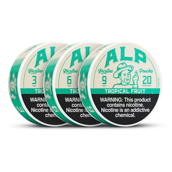 
ALP Tropical Fruit Nicotine Pouches (5 Pack)