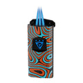 
Vector Icon Electric Triple Flame Torch Lighter - Orange Turquoise