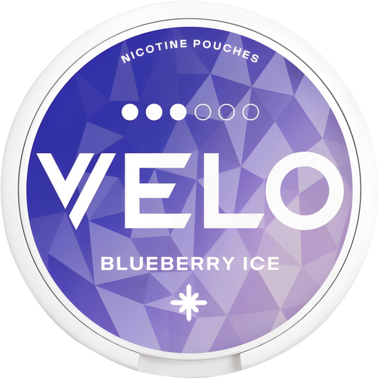 VELO Blueberry Ice 8mg Nicotine Pouches (5 Pack)