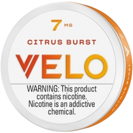 
VELO Citrus Burst Nicotine Pouches (5 Pack) - 7mg