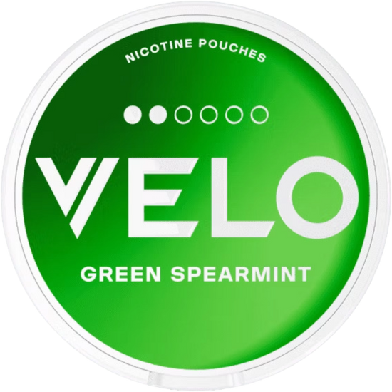 VELO Green Spearmint Nicotine Pouches – 6mg (5 Pack)
