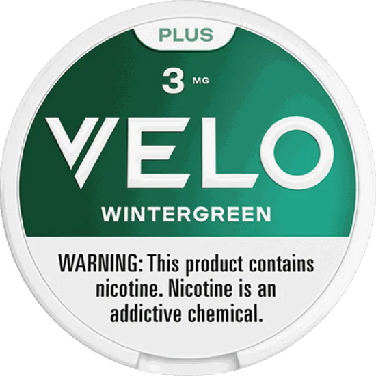VELO Plus Wintergreen Nicotine Pouches (5 Pack)