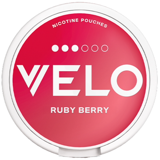VELO Ruby Berry Nicotine Pouches (5 Pack)