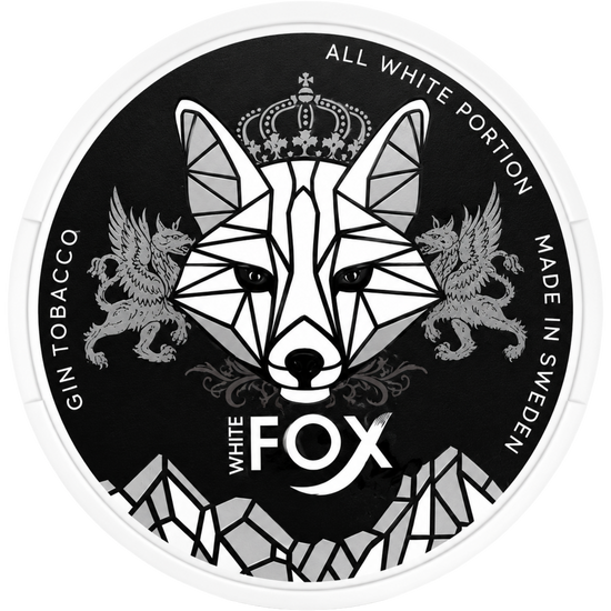 White Fox Black Edition 24mg Nicotine Pouches (5 Pack)