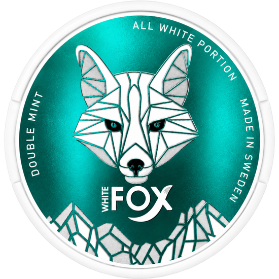 White Fox Double Mint 12mg Nicotine Pouches (5 Pack)