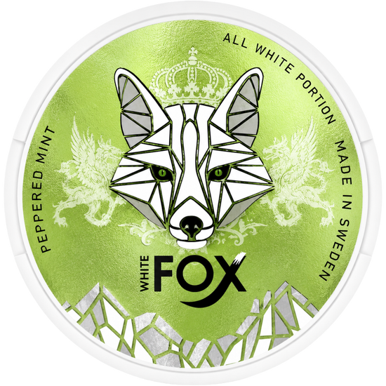 White Fox Peppered Mint 12mg Nicotine Pouches (5 Pack)