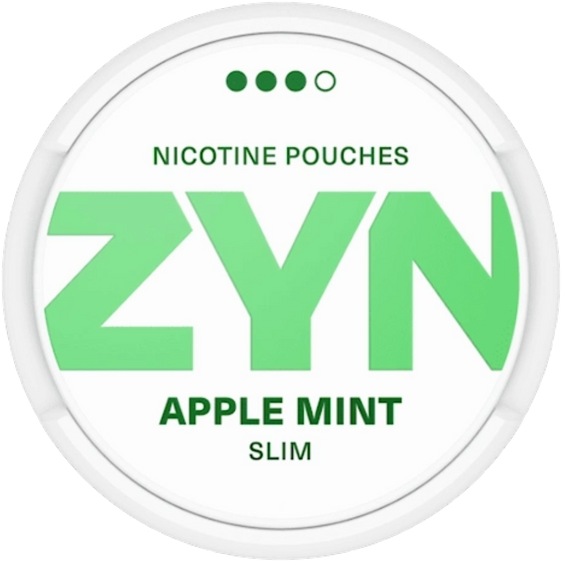
ZYN Apple Mint Nicotine Pouches – Regular (5 Pack) - 9mg