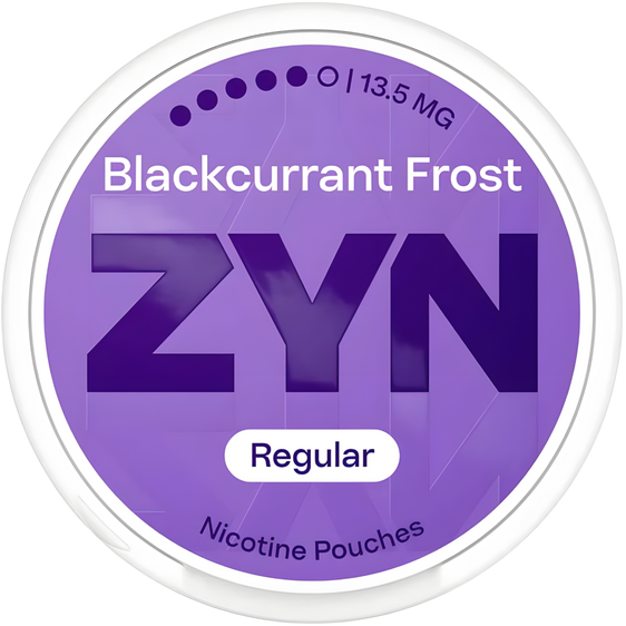 
ZYN Black Currant Frost Nicotine Pouches – 13.5mg (5 Pack)