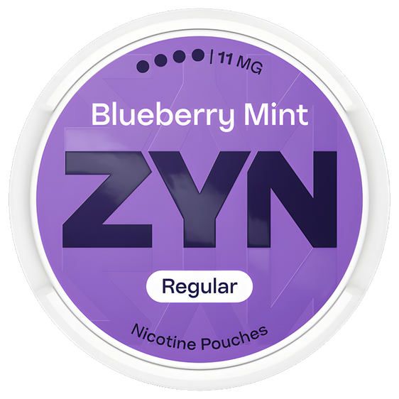
ZYN Blueberry Mint 11mg Nicotine Pouches (5 Pack)