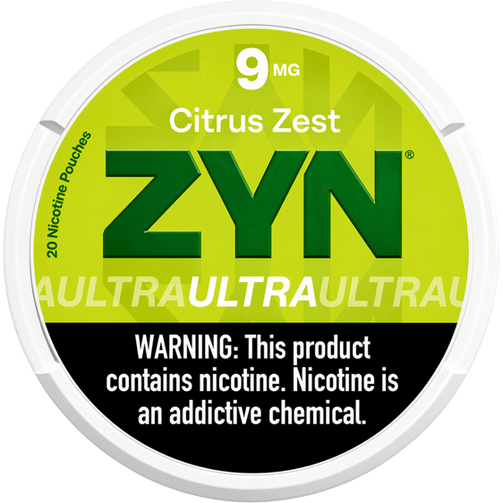 
ZYN Ultra Citrus Zest Nicotine Pouches (5 Pack)