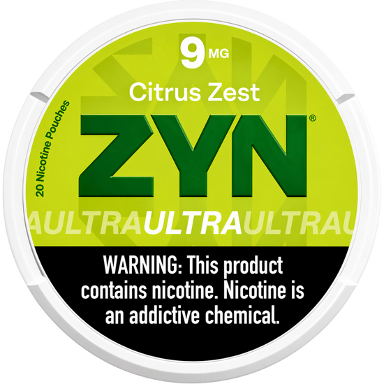 ZYN Ultra Citrus Zest Nicotine Pouches (5 Pack)
