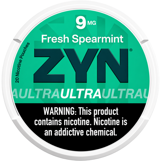 
ZYN Ultra Fresh Spearmint Nicotine Pouches (5 Pack)