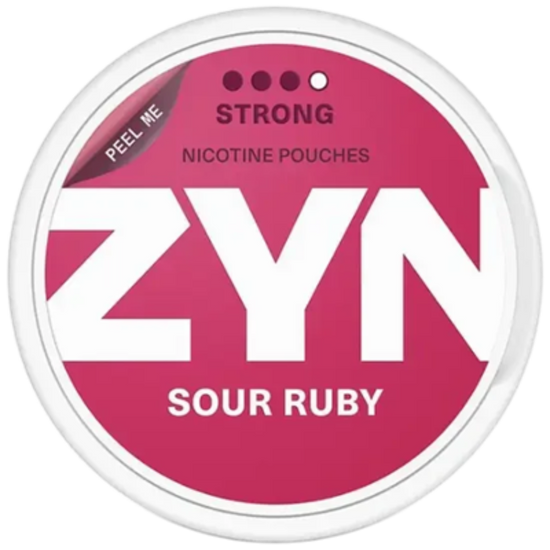 ZYN Sour Ruby Nicotine Pouches (5 Pack)