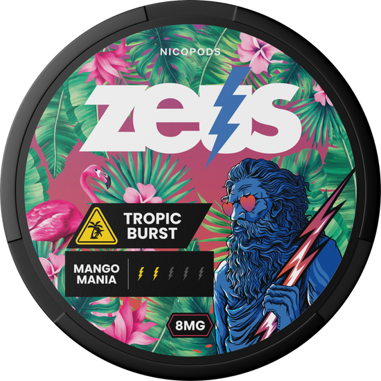 Zeus Tropic Burst Nicotine Pouches (5 Pack)