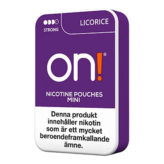 ON! Licorice Nicotine Pouches (5 Pack)