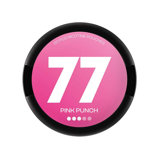 77 Pink Punch Nicotine Pouches – 10mg (5 Pack)