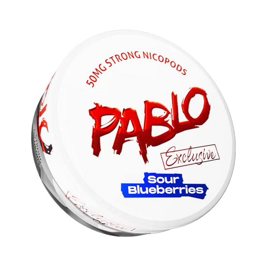 Pablo Exclusive Sour Blueberries 30mg Nicotine Pouches (5 Pack)