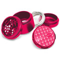 
Bake Sale - Donut Pattern - 5 Piece 63MM Aluminum Herb Grinder - Pink
