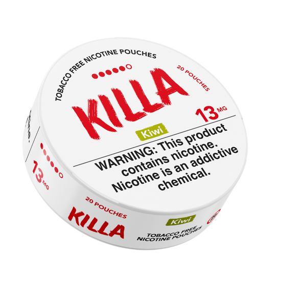 Killa Kiwi 13mg Nicotine Pouches (5 Pack)