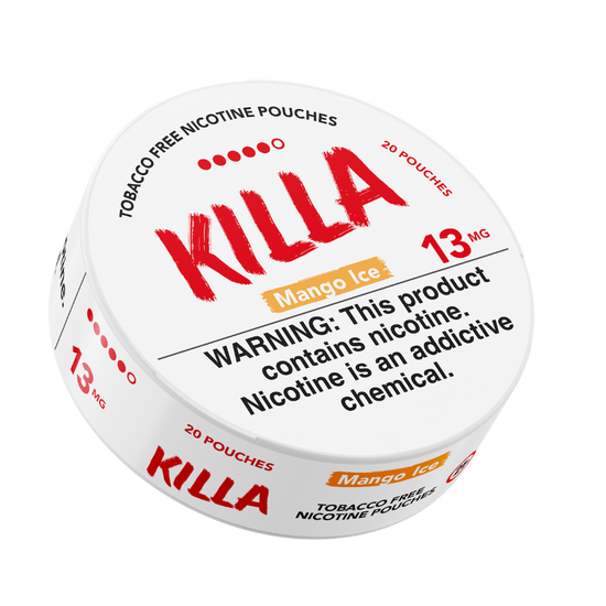 Killa Mango Ice 13mg Nicotine Pouches (5 Pack)