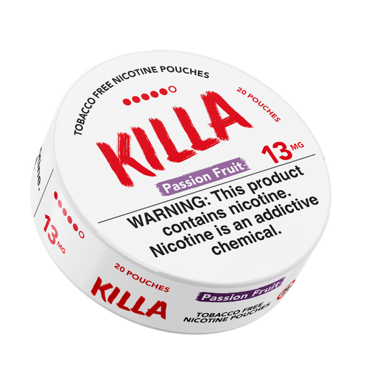 Killa Passion Fruit 13mg Nicotine Pouches (5 Pack)