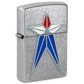 
Zippo Lighter - Red, White & Blue Star