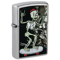 
Zippo Lighter - Skateboarder Skeleton
