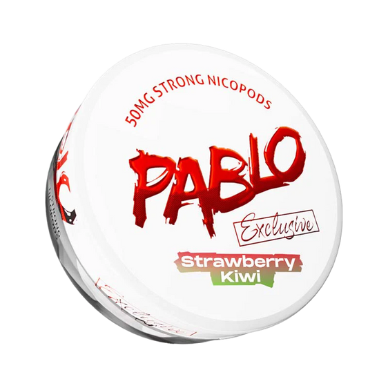
Pablo Exclusive Nicotine Pouches Strawberry Kiwi 30MG - 5 Pack