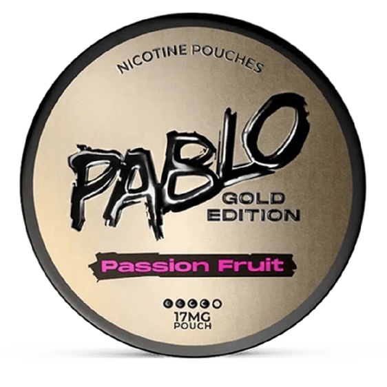 
Pablo Gold Edition Passion Fruit 17mg Nicotine Pouches (5 Pack)