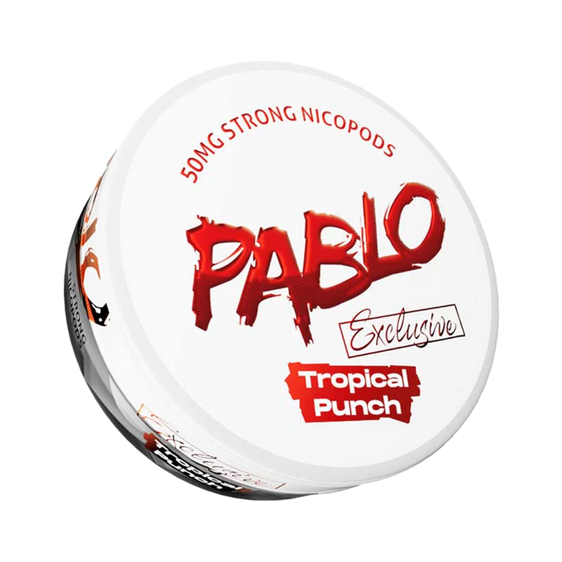 
Pablo Exclusive Nicotine Pouches Tropical Punch 30MG - 5 Pack