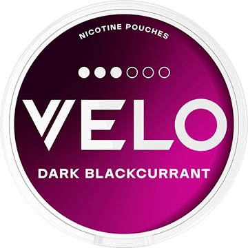 VELO Dark Blackcurrant Nicotine Pouches – 8mg (5 Pack)