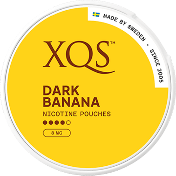 
XQS Dark Banana 8mg Nicotine Pouches (5 Pack)