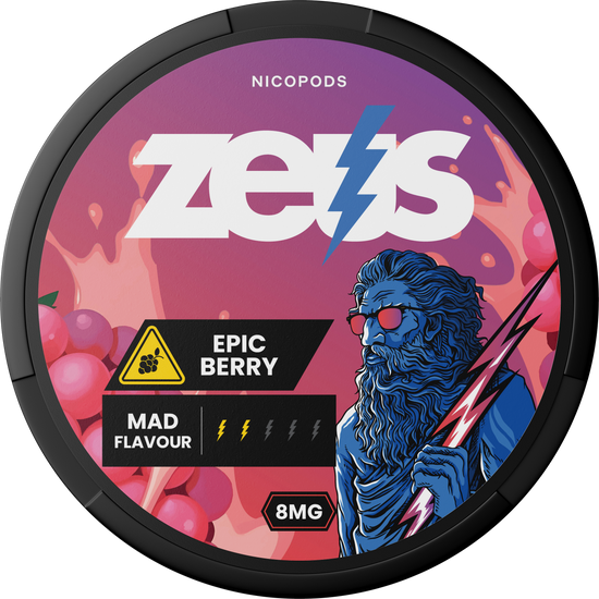 Zeus Epic Berry Nicotine Pouches (5 Pack)